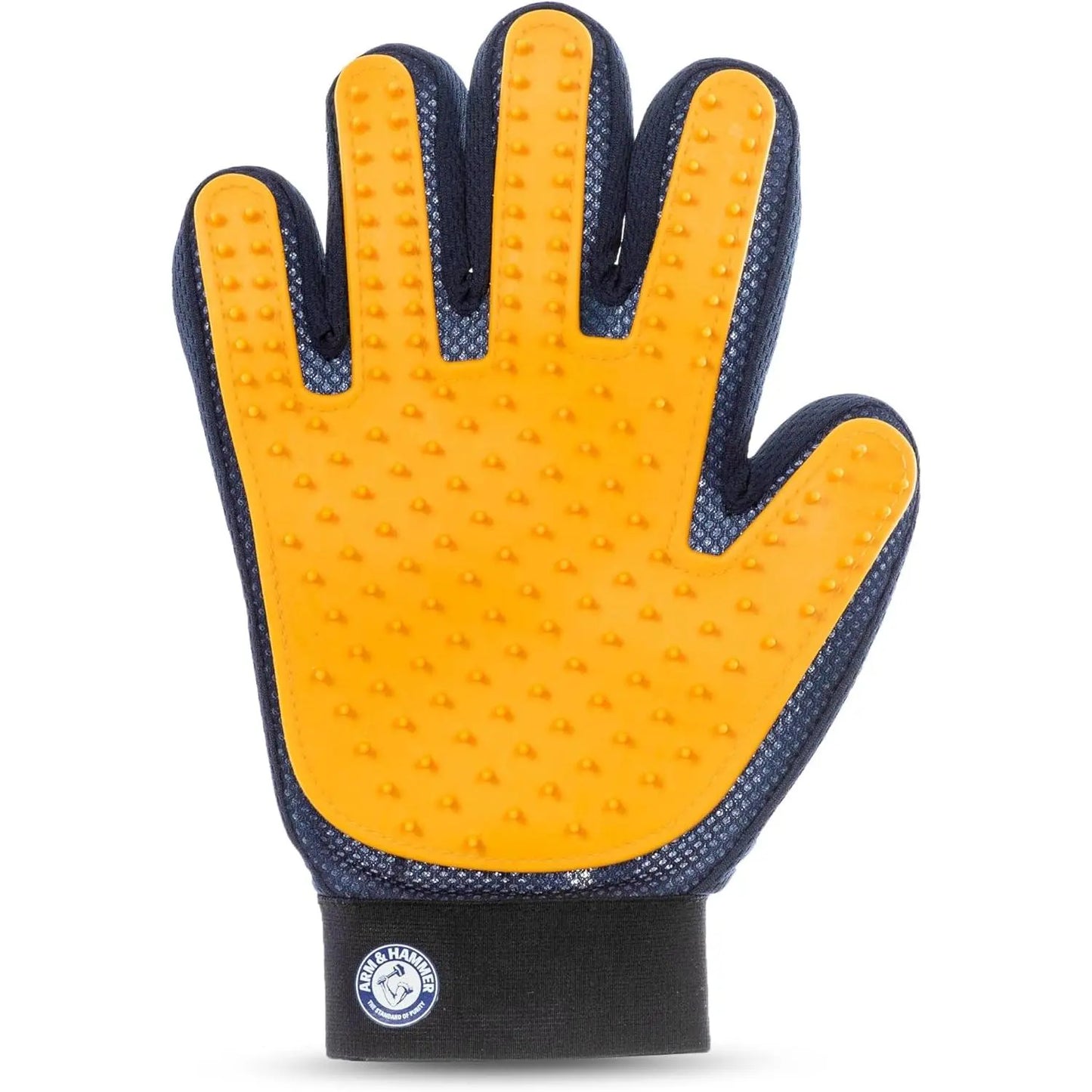 Arm & Hammer Simply Calm Dog Grooming Deodorizing Glove – Scented Silicone Brush for Bathing & Shedding