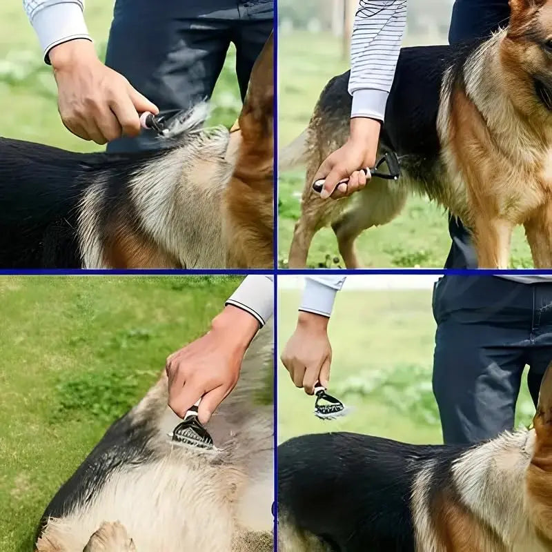 Double-Sided Pet Grooming Comb – Professional Knot Remover Brush for Dogs & Cats