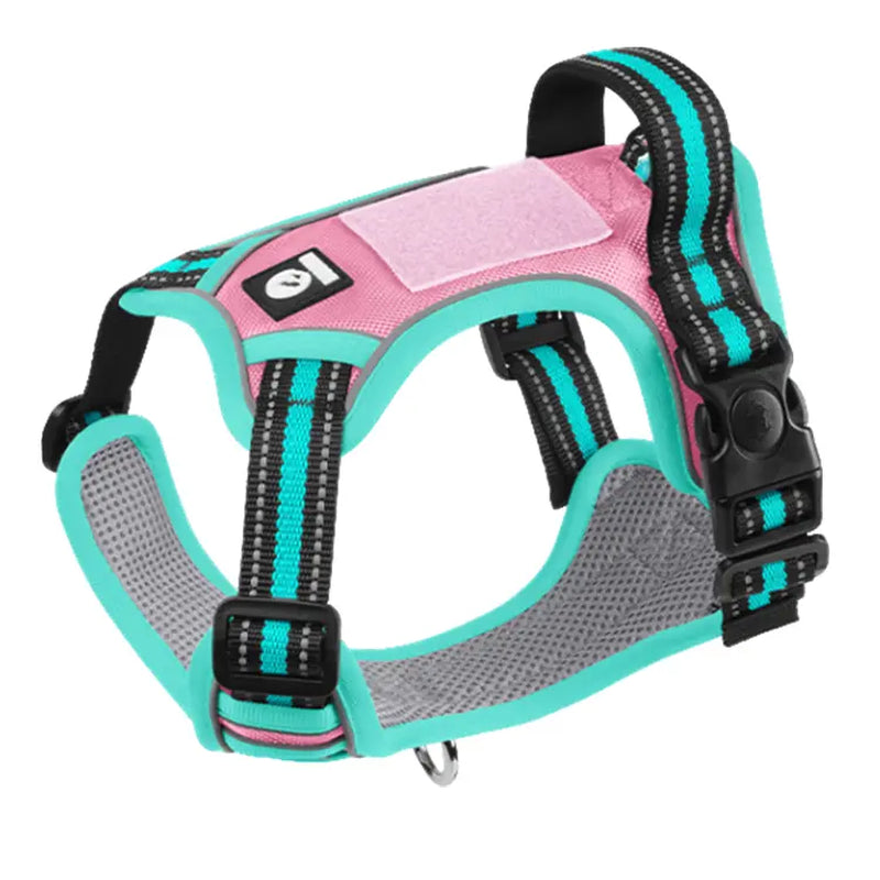 Anti-Pull Reflective Dog Harness – Soft Padded Adjustable Vest for Small, Medium & Large Dogs