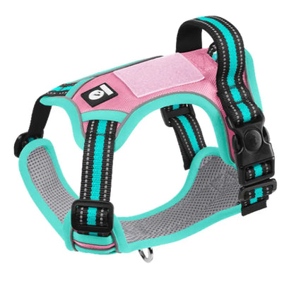 Anti-Pull Reflective Dog Harness – Soft Padded Adjustable Vest for Small, Medium & Large Dogs