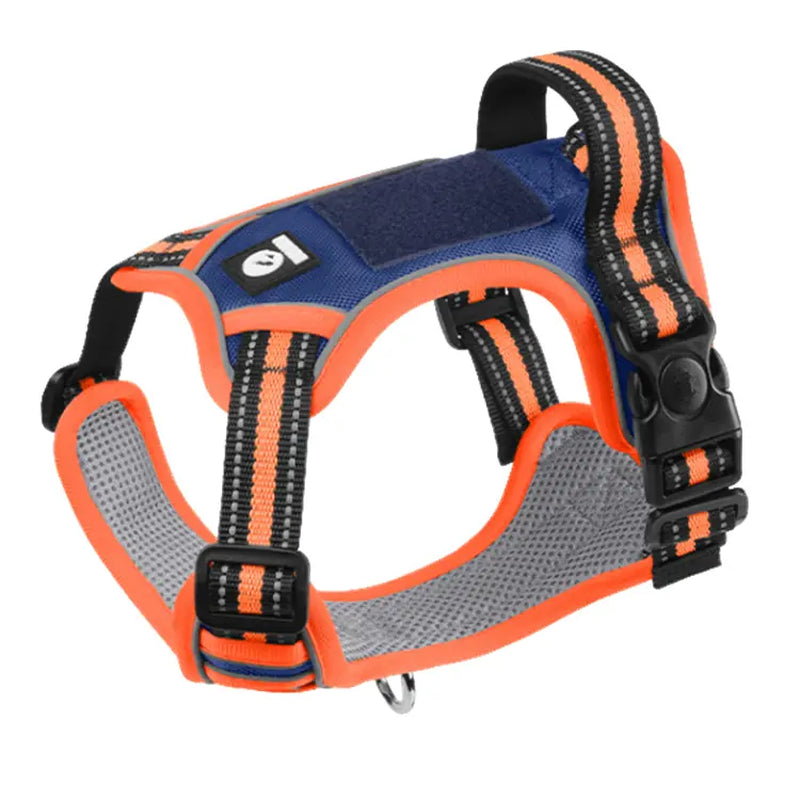 Anti-Pull Reflective Dog Harness – Soft Padded Adjustable Vest for Small, Medium & Large Dogs