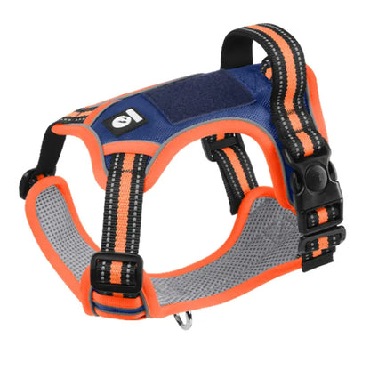 Anti-Pull Reflective Dog Harness – Soft Padded Adjustable Vest for Small, Medium & Large Dogs