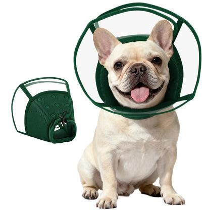 Kuoser Soft Dog Recovery Cone Collar – Adjustable Protective Collar for Small, Medium & Large Dogs