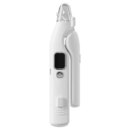 2-in-1 Pet Nail Clipper & Grinder with LED Light – USB-C Rechargeable Nail Trimmer for Cats & Dogs