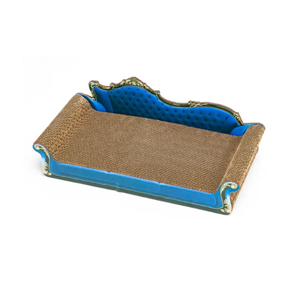 Corrugated Cardboard Cat Scratcher Bed – Anti-Slip Indoor Scratch Pad & Kitty Lounger