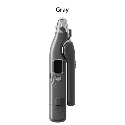 2-in-1 Pet Nail Clipper & Grinder with LED Light – USB-C Rechargeable Nail Trimmer for Cats & Dogs