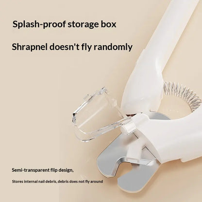 2-in-1 Pet Nail Clipper & Grinder with LED Light – USB-C Rechargeable Nail Trimmer for Cats & Dogs
