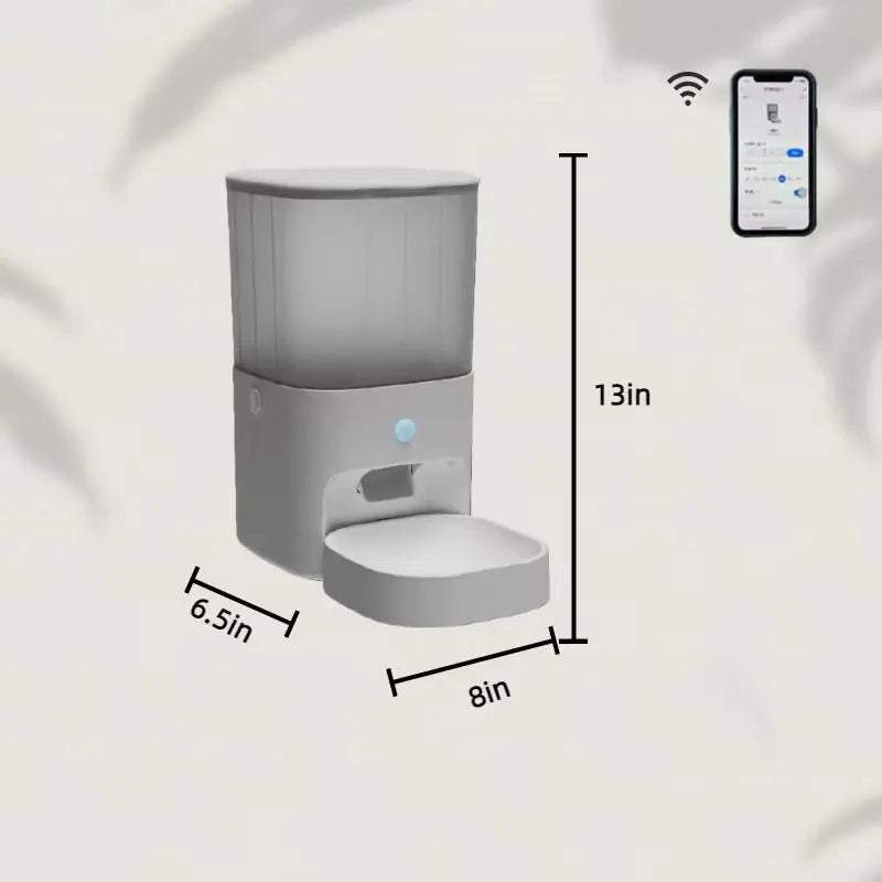 Smart WiFi Automatic Pet Feeder with App Control – Programmable Food Dispenser for Cats & Dogs