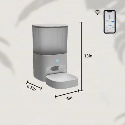 Smart WiFi Automatic Pet Feeder with App Control – Programmable Food Dispenser for Cats & Dogs