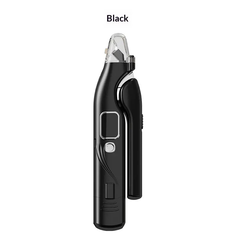 2-in-1 Pet Nail Clipper & Grinder with LED Light – USB-C Rechargeable Nail Trimmer for Cats & Dogs